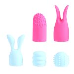 Quinn 5 Piece Silicone Attachments - Pink-blue - Image 2