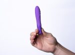 Margo Silicone Textured Bullet Vibrator - Neon Purple - Image 7