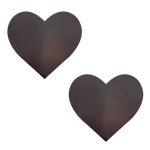 Neon Pinky Tink Temperature Reactive Heart Nipple Cover Pasties - Image 2
