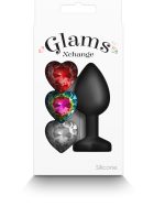 Glams Xchange Heart - Small - Black - Image 2