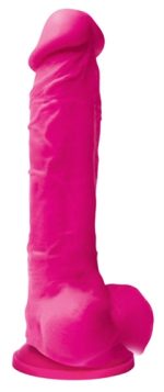 Colours Pleasures - 8 Inch Dildo - Pink - Image 2
