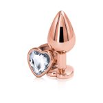 Rear Assets - Rose Gold Heart - Medium - Clear - Image 2