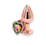 Rear Assets - Rose Gold Heart - Medium - Rainbow - Image 2
