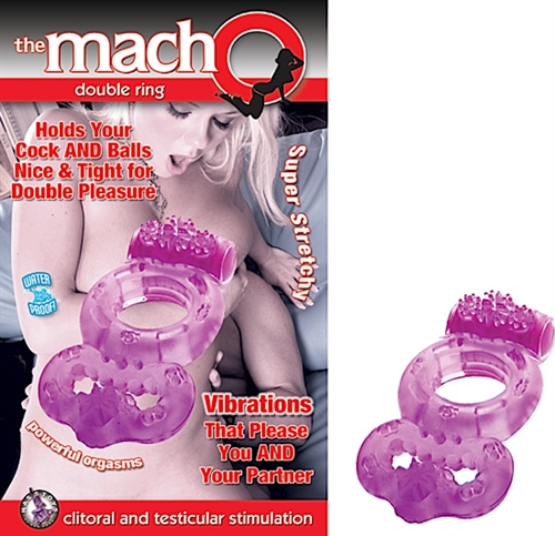 HONW2145-2.jpg The Macho Double Ring Purple - Image 1