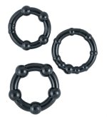 Ram Beaded Cockrings - Black - Image 3