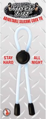 Mack Tuff Adjustable Silicone Cock Tie-Clear - Image 3