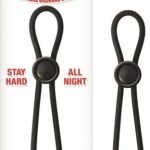 Mack Tuff Adjustable Silicone Cock Tie - Black