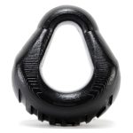 Hung Padded Cockring Oxballs - Black - Image 2