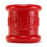 Neo 2 Inch Tall Ball Stretcher Squishy Silicone - Red - Image 2
