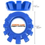 Cock-Lug Lugged Cockring - Marine Blue - Image 5