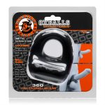 360 2- Way Cockring and Ballsling - Black - Image 4