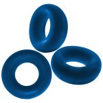Fat Willy 3-Pack Jumbo C-Rings - Space Blue - Image 4