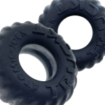 Truckt 2 Piece Cockring Set Atomic Jock - Night Black - Image 3