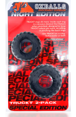 Truckt 2 Piece Cockring Set Atomic Jock - Night Black - Image 5