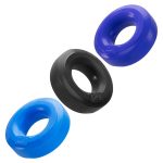 Hunkyjunk Huj3 C-Ring 3 Pk - Blue - Multi - Image 2
