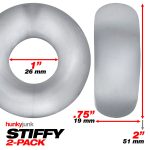 Stiffy 2-Pack Bulge-Rings - Clear Ice - Image 5