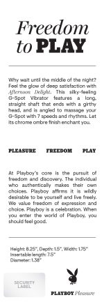 Playboy Pleasure - Afternoon Delight - G-Spot Vibrator - Ombre - Image 5