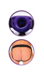 Fetish Fantasy Series for Him or Her Hollow Strap-on - Purple - Image 3