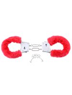 Fetish Fantasy Series Beginners Furry Cuffs - Red - Image 4
