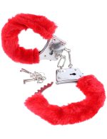 Fetish Fantasy Series Beginners Furry Cuffs - Red - Image 3