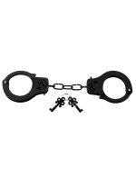 Fetish Fantasy Series Designer Metal Handcuffs - Black - Image 2