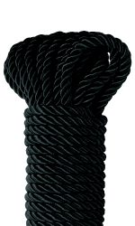 Fetish Fantasy Series Deluxe Silky Rope - Black - Image 2