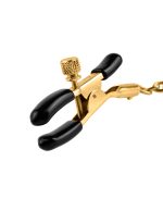 Fetish Fantasy Gold Chain Nipple Clamps - Gold - Image 2