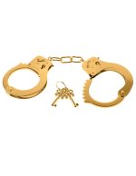Fetish Fantasy Gold Metal Cuffs - Gold - Image 4