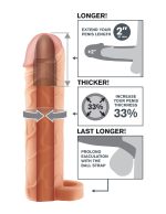 Fantasy X-Tension Perfect 2-Inch Extension With Ball Strap - Flesh - Image 3