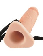 Fantasy X-Tensions 8-Inch Silicone Hollow Extension - Flesh - Image 4