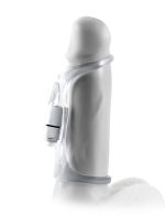 Fantasy X-Tensions Vibrating Cock Sling - Clear - Image 4