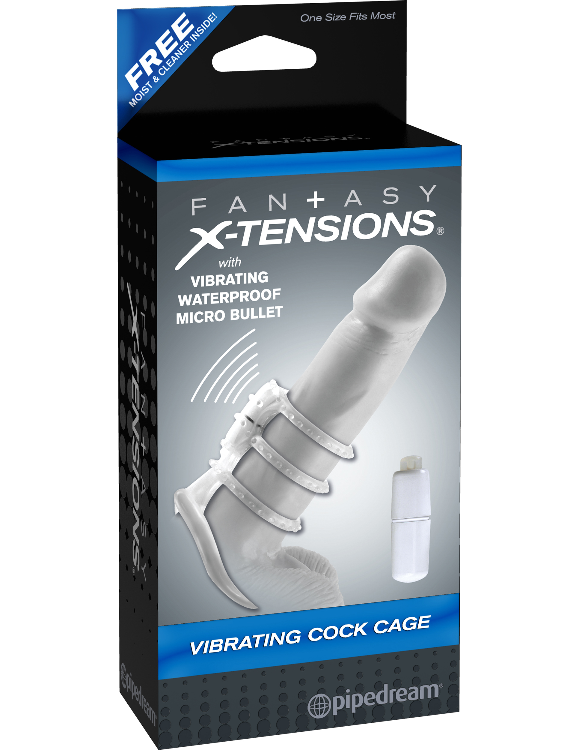 HOPD4132-20.jpg Fantasy X-Tensions Vibrating Cock Cage - Image 1