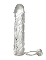 Fantasy X-Tensions Vibrating Super Sleeve - Clear - Image 2
