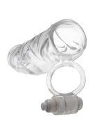 Fantasy X-Tensions Vibrating Super Sleeve - Clear - Image 4