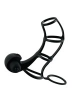 Fantasy X-Tensions Deluxe Silicone Power Cage - Black - Image 2
