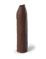 Fantasy X-Tensions Elite Uncut 7 Inch Extension Sleeve - Brown - Image 2