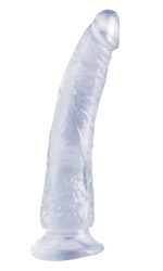 Basix Rubber Works - Slim 7 Inch With Suction Cup - Clear - Image 2