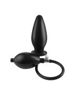 Anal Fantasy Collection Inflatable Silicone Plug - Black - Image 3
