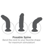 King Cock 7-Inch Vibrating Cock With Balls - Flesh - Image 5