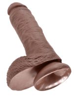 King Cock 8-Inch Cock With Balls - Brown - Image 2