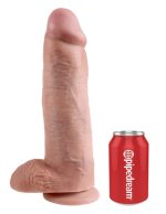 King Cock 12 Inch Cock With Balls - Flesh - Image 4