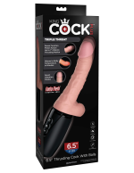 King Cock Thrusting Cock 6.5 Inch With Balls - Image 3