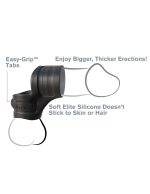 Fantasy C-Ring Mr Big Cock Ring and Ball Stretcher - Black - Image 2