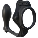 Fantasy C-Ringz Rock Hard Ass Gasm - Black