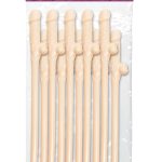 Bachelorette Party Favors - Dicky Sipping Straws - Light - 10 Piece