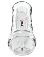 Pdx Extreme Wet Pussies Super Luscious Lips Self-Lubricating Stroker - Frosted - Image 4