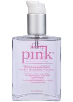 Pink 4oz Glass Bottle Silicone Lubricant - Image 2