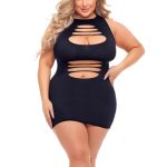 Cant Commit Dress - Queen Size - Black