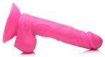 Pop Pecker 6.5 Inch Dildo With Balls - Pink - Image 2