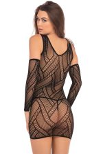 Throw Down 3 Pc Mini Dress - One Size - Black - Image 2